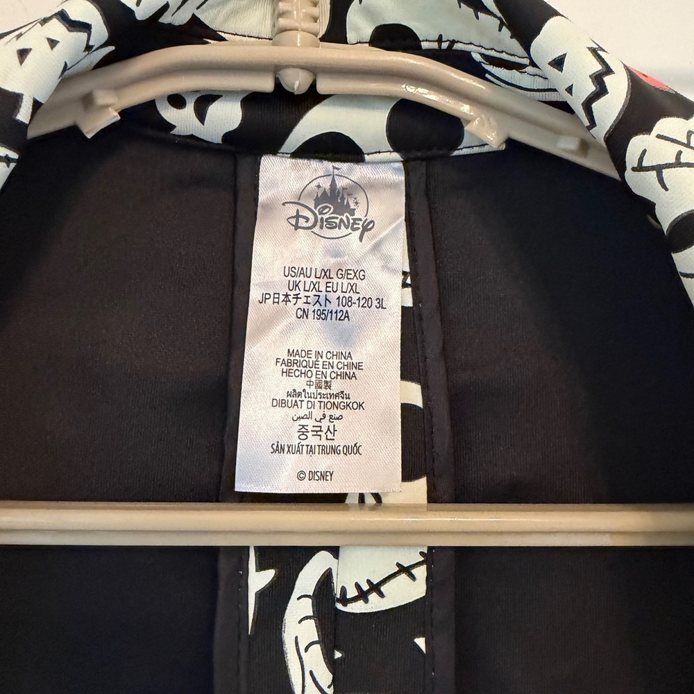 Disney Nightmare Before Christmas Skellington Glow in Dark Jacket Blazer L/XL - Picture 3 of 15